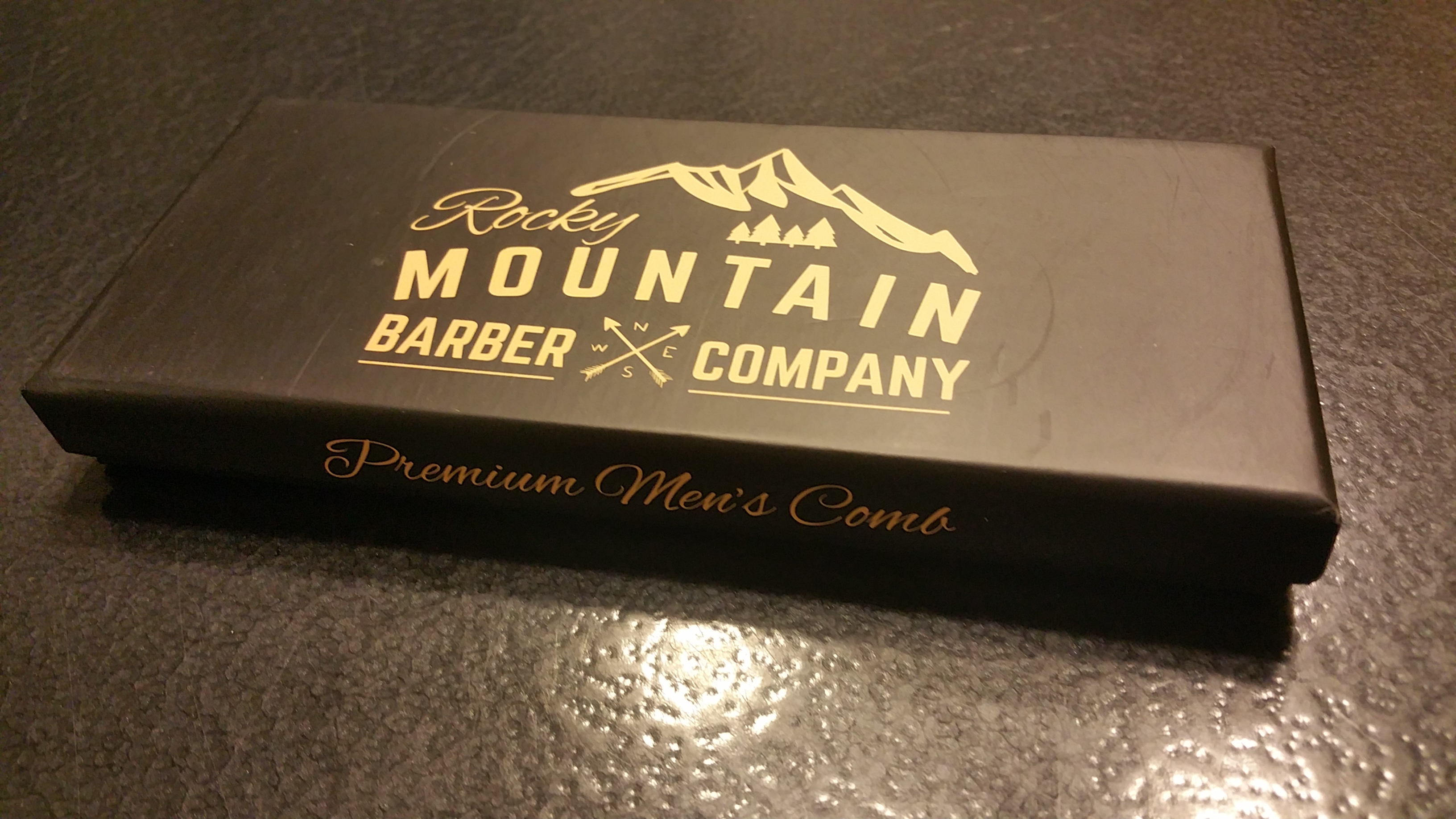 Stylish and convenient comb by the Rocky Mountain Barber Company