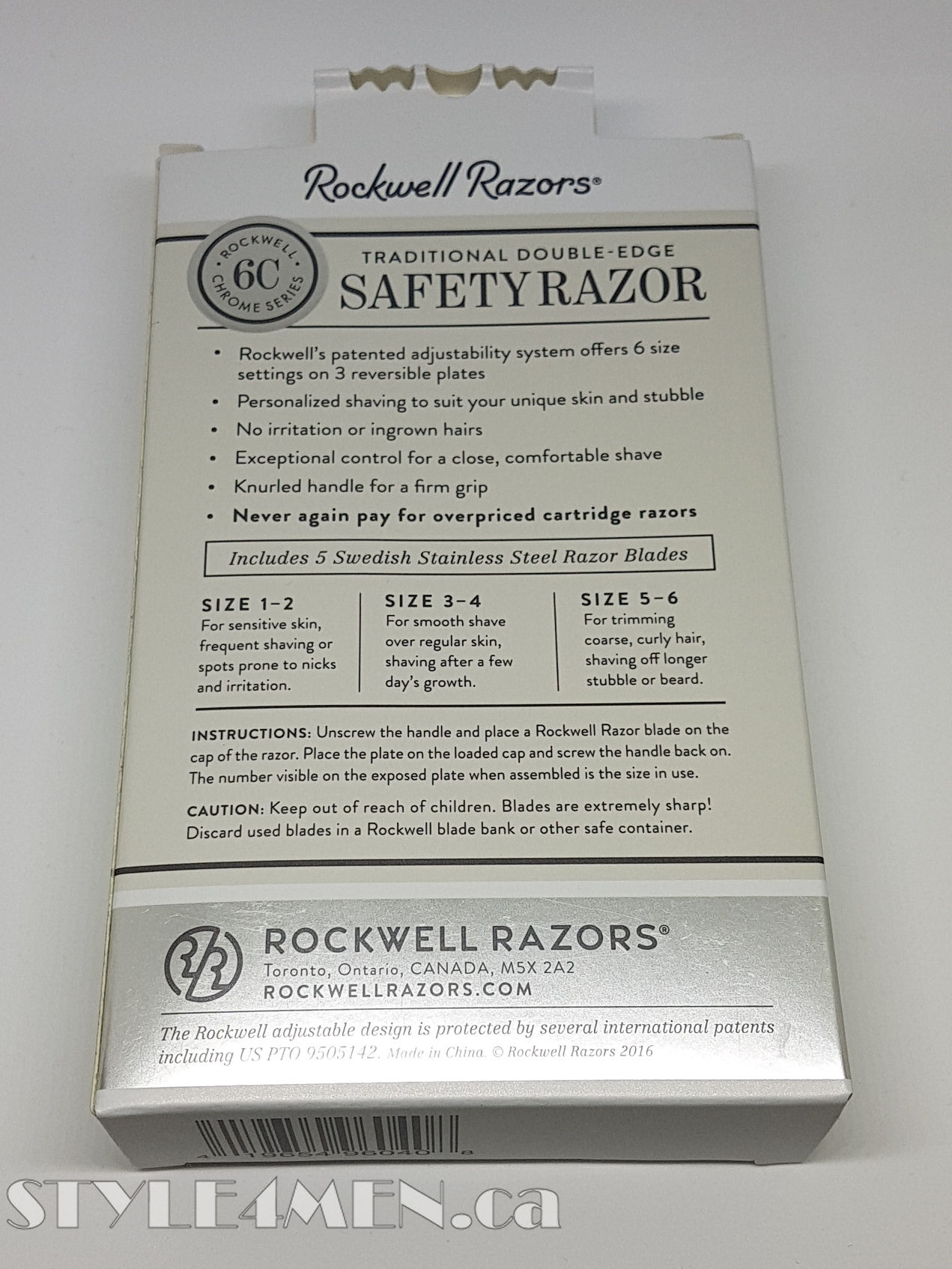 Rockwell 6C Safety Razor