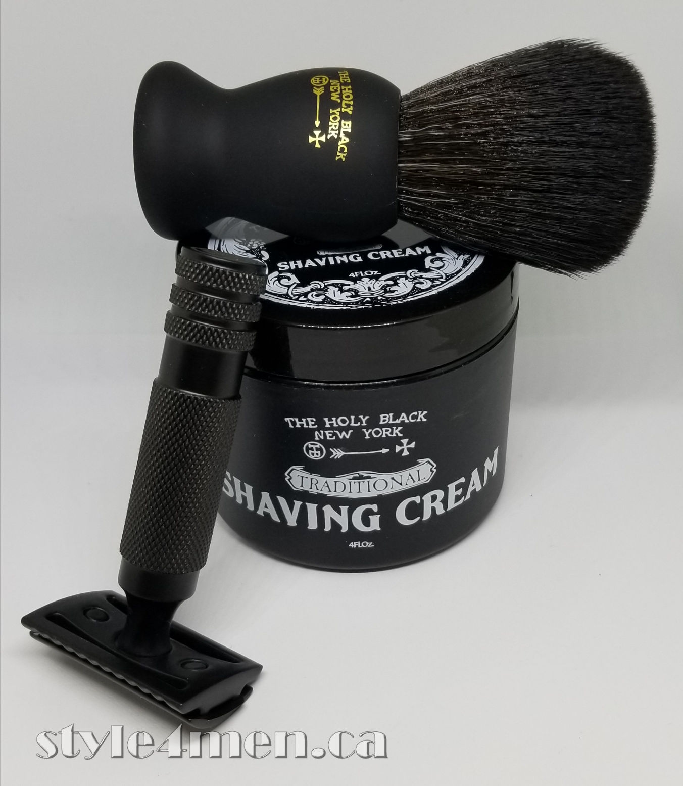 The Holy Black Shave Set