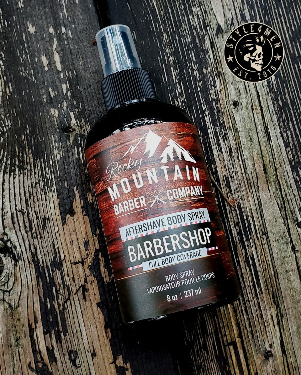 Rocky Mountain Barber Co. “BARBERSHOP” Aftershave + Body Spray
