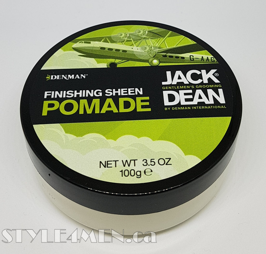 Jack Dean Finishing Pomade – A light oil based pomade