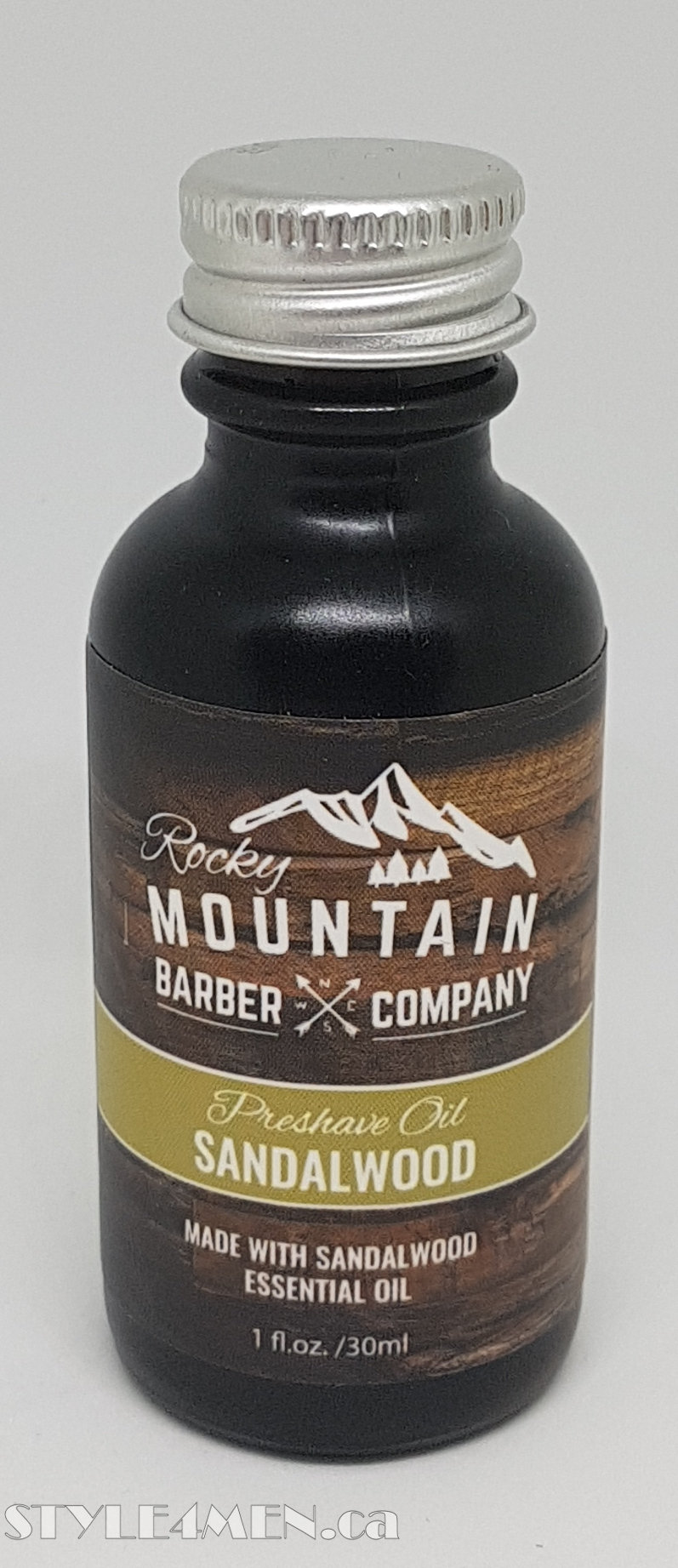 Rocky Mountain Barber Co. Pre-Shave Oil – Sandalwood delight