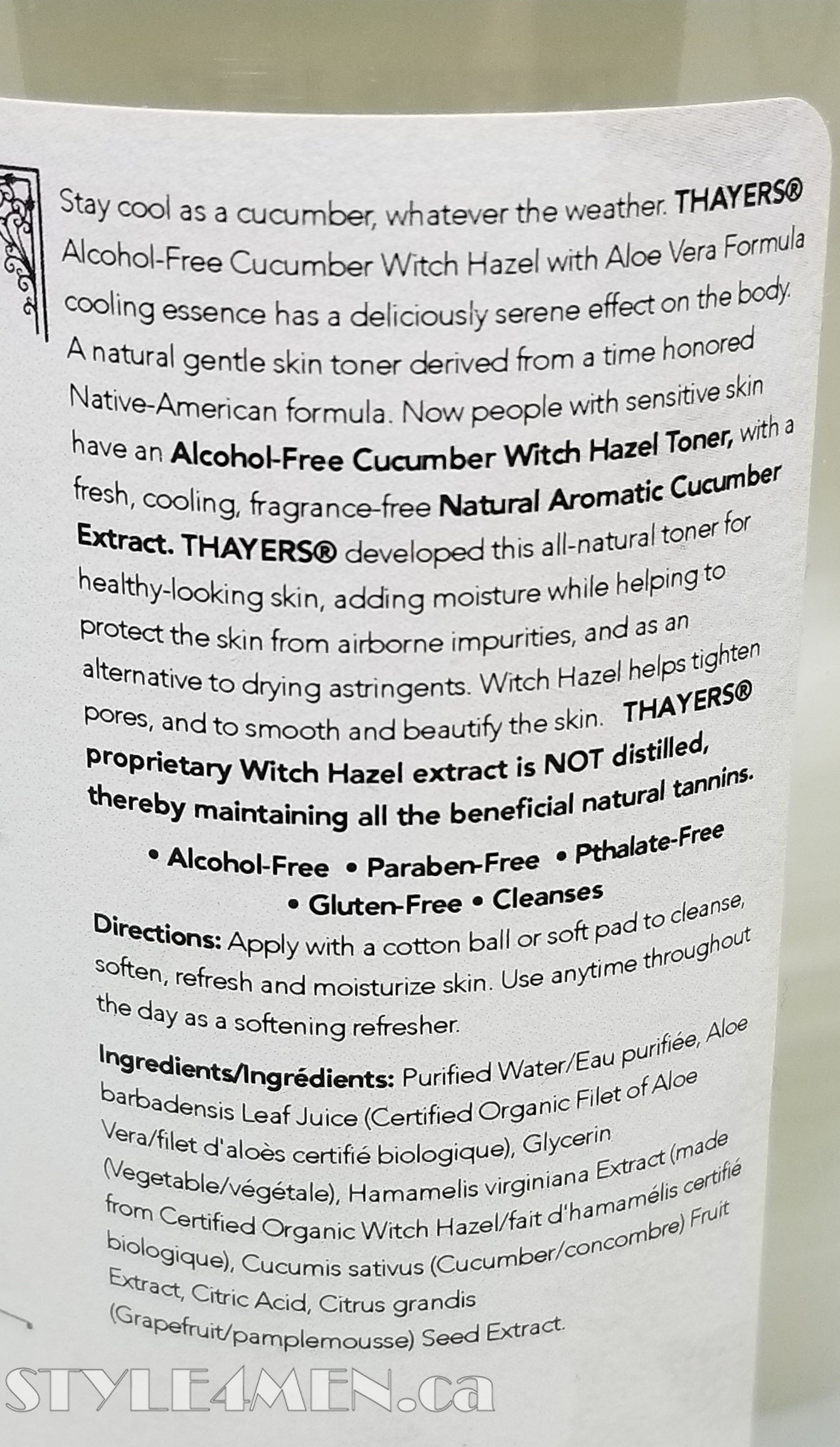 Thayers Toner