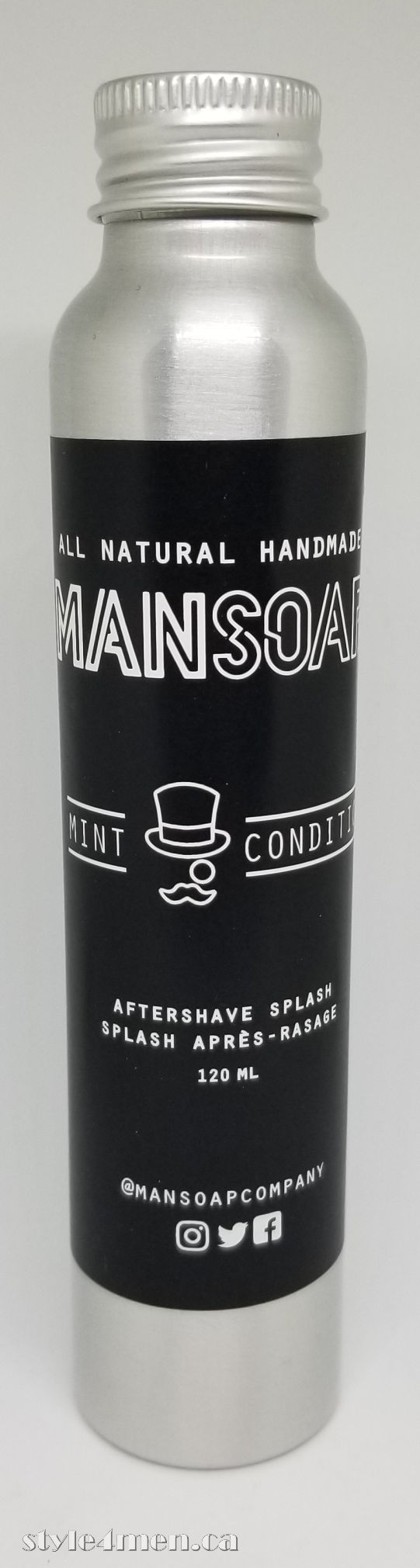 MANSOAP Aftershave – Naturally Smooth