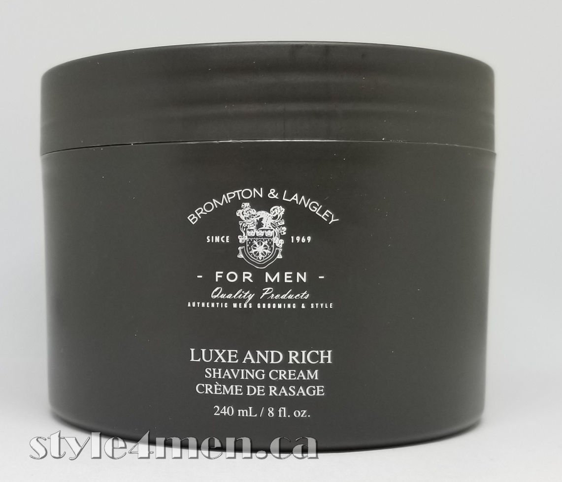 Brompton & Langley Luxe and Rich Shaving Cream – Smooth Luxury For Your Mug