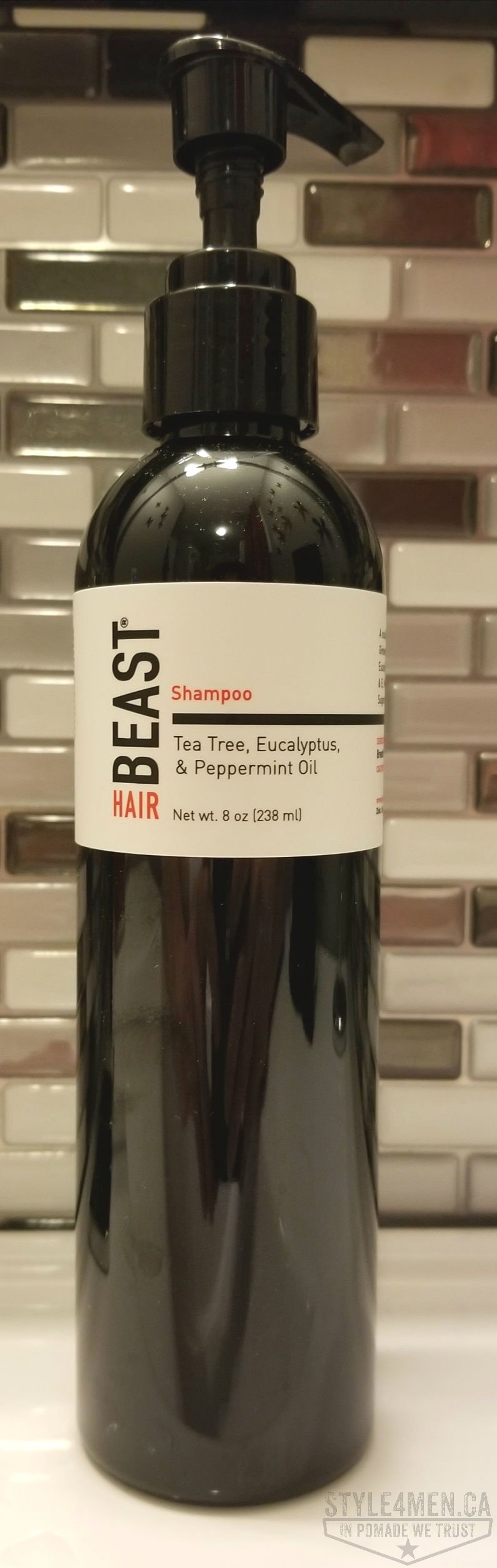 Tame The Beast Shampoo with Tea Tree, Eucalyptus, and Peppermint Oil