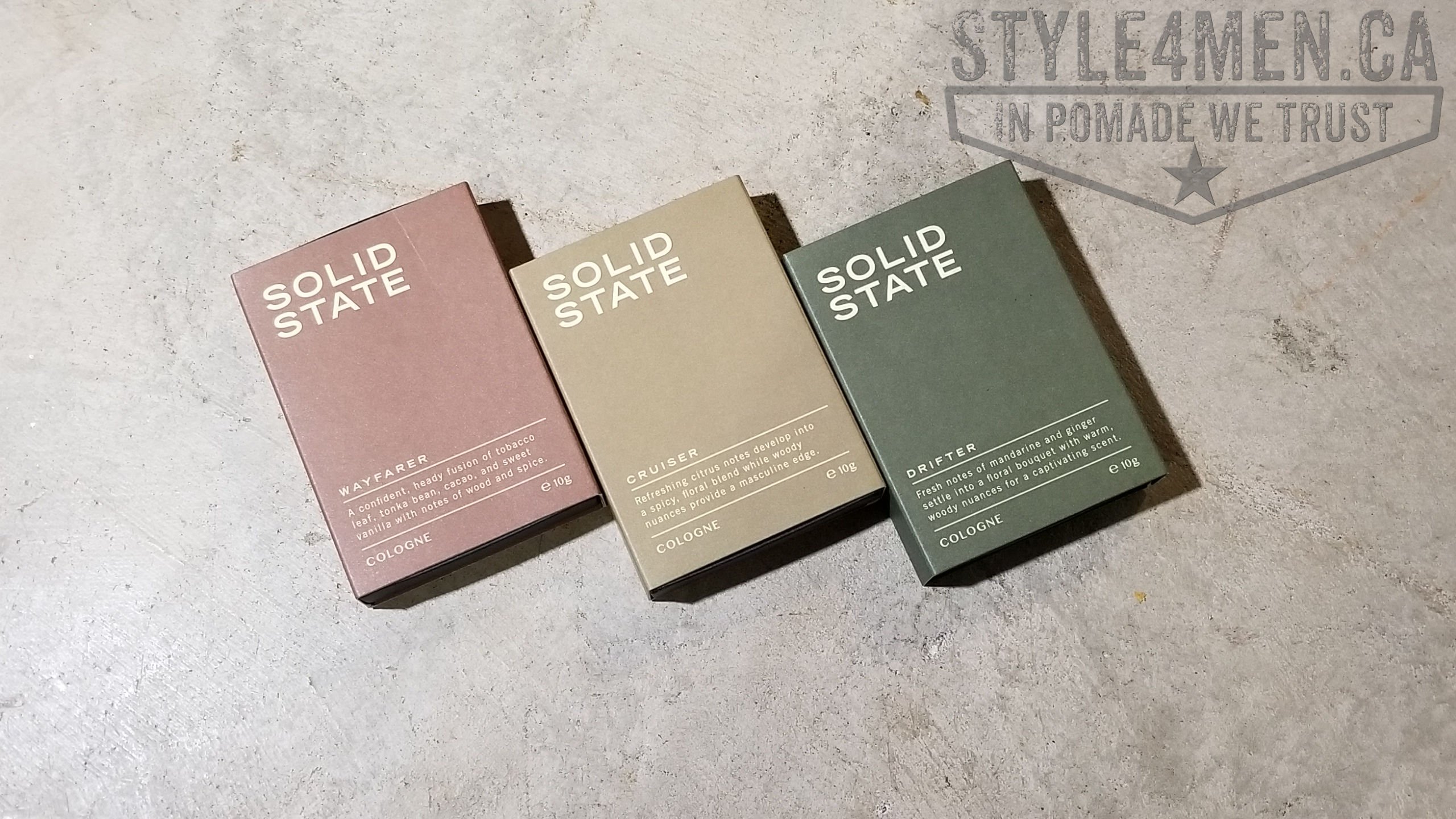 SOLID STATE Solid Colognes – Elegance meets convenience