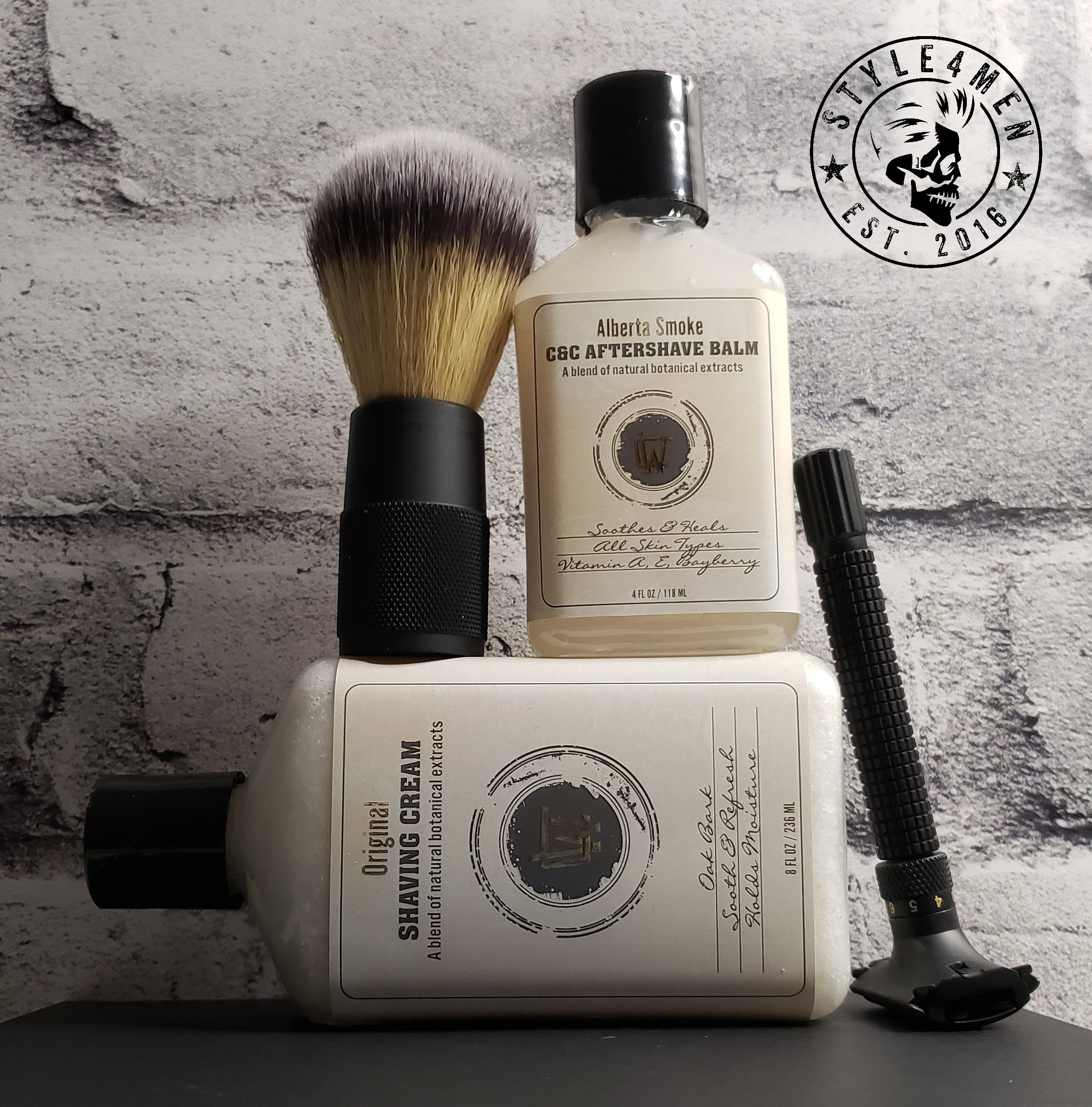 The Alberta Smoke Shave Kit by Chin-Whiskey