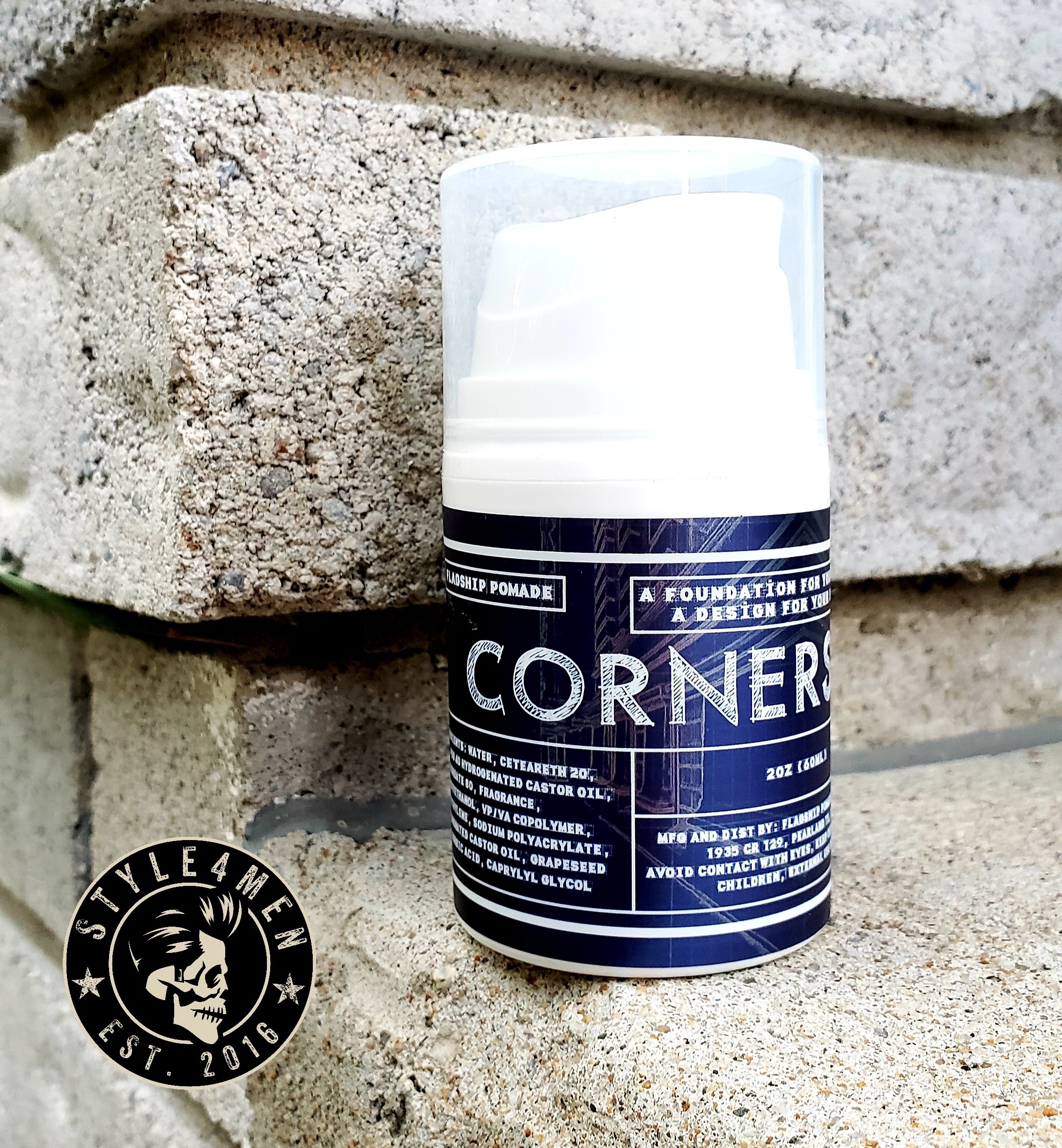 CORNERSTONE Pre-Styling gel by Flagship Pomade and Modernman TV