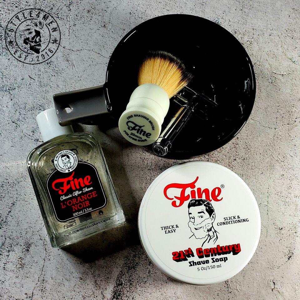 Fine Accoutrements – L’Orange Noir Shave Soap / Aftershave & Lather Bowl