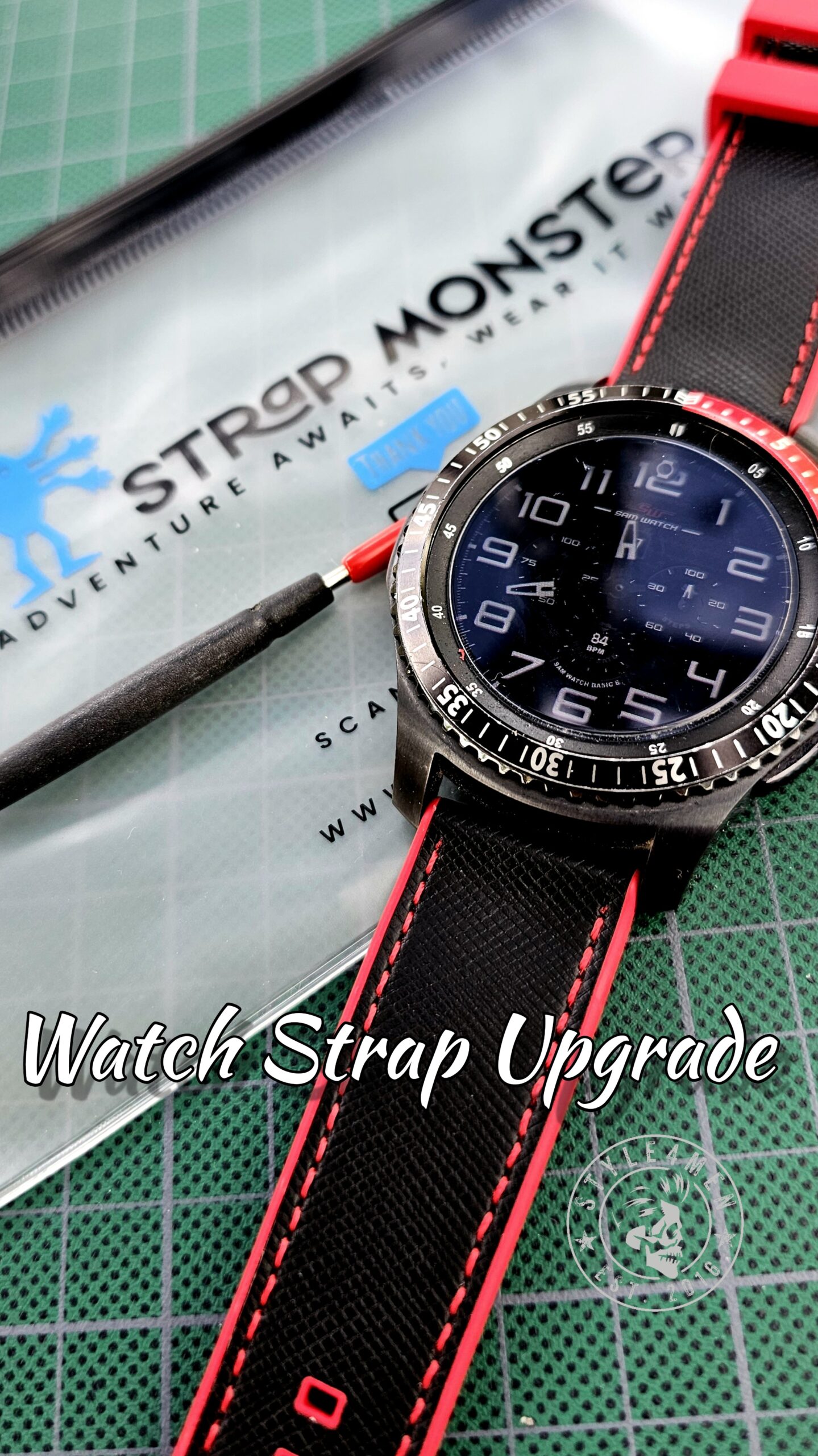 WATCH STRAP UPGRADE WITH STRAP-MONSTER